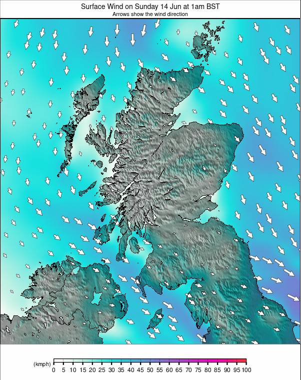 Scotland weather map - click to go back to main thumbnail page