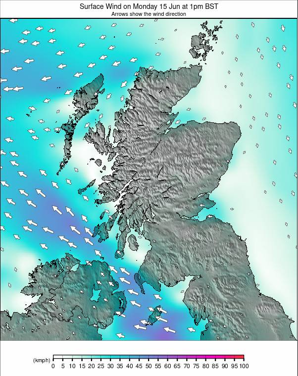 Scotland weather map - click to go back to main thumbnail page