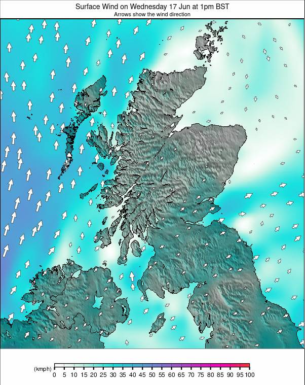 Scotland weather map - click to go back to main thumbnail page