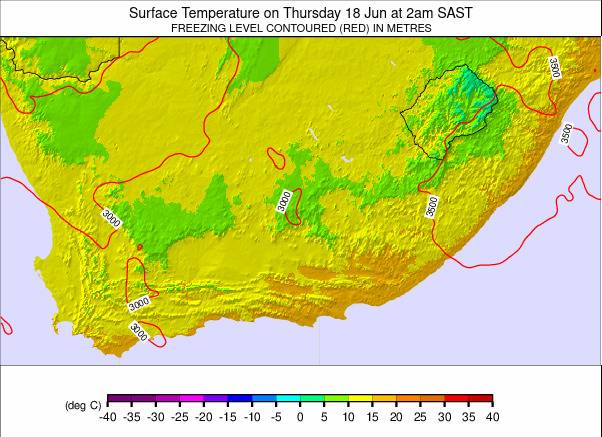 South Africa weather map - click to go back to main thumbnail page