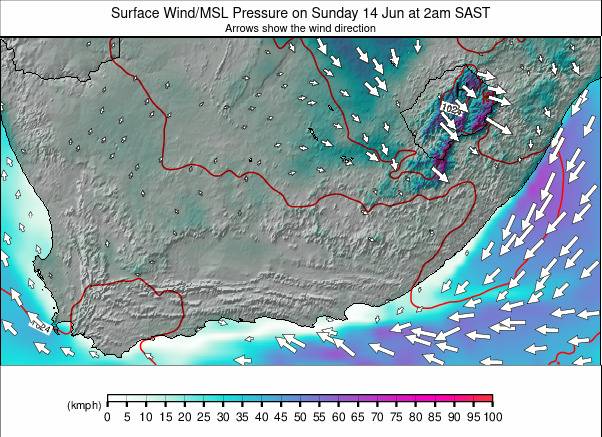 South Africa weather map - click to go back to main thumbnail page