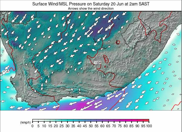 South Africa weather map - click to go back to main thumbnail page