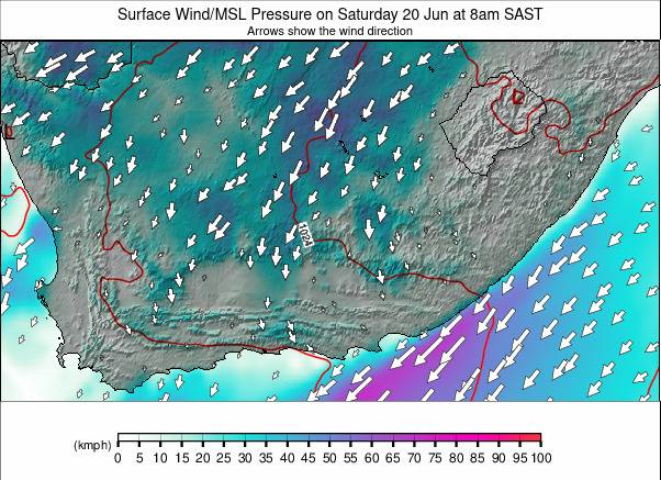 South Africa weather map - click to go back to main thumbnail page