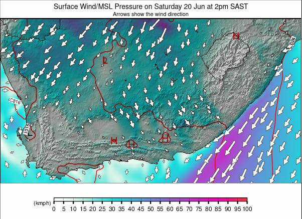South Africa weather map - click to go back to main thumbnail page
