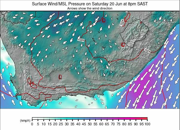 South Africa weather map - click to go back to main thumbnail page