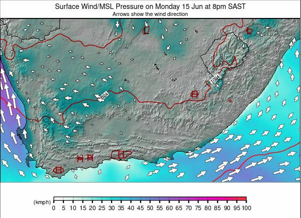 South Africa weather map - click to go back to main thumbnail page
