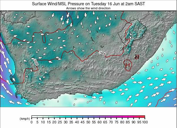 South Africa weather map - click to go back to main thumbnail page