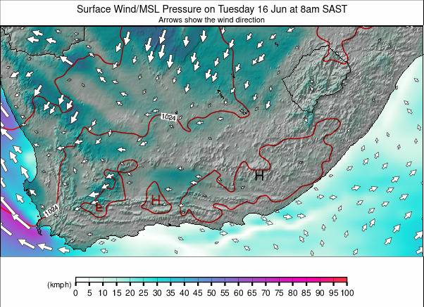South Africa weather map - click to go back to main thumbnail page