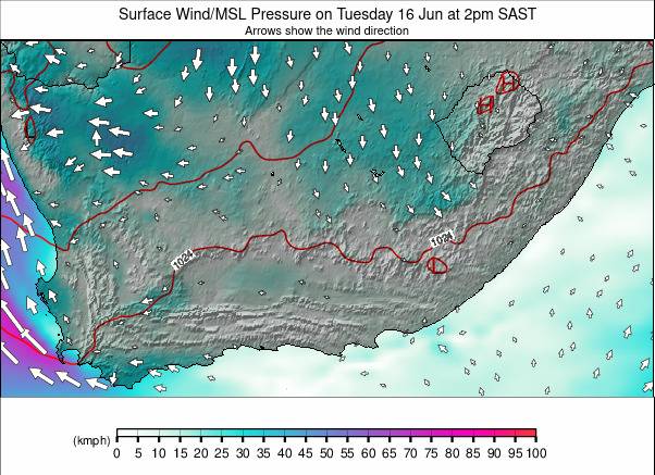 South Africa weather map - click to go back to main thumbnail page