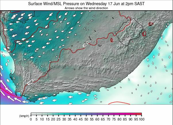 South Africa weather map - click to go back to main thumbnail page