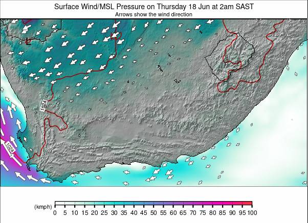 South Africa weather map - click to go back to main thumbnail page