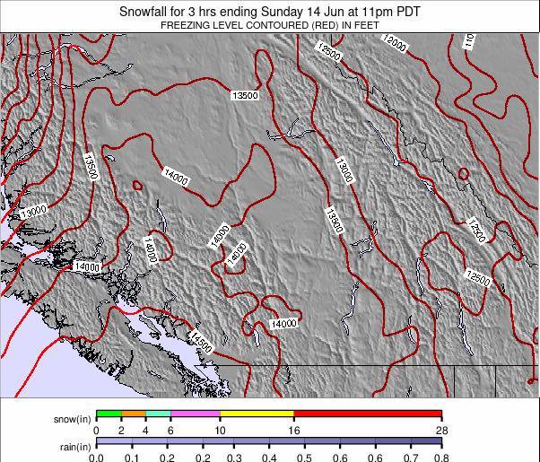 SW Canada weather map - click to go back to main thumbnail page