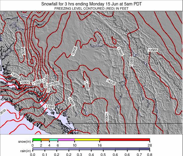 SW Canada weather map - click to go back to main thumbnail page