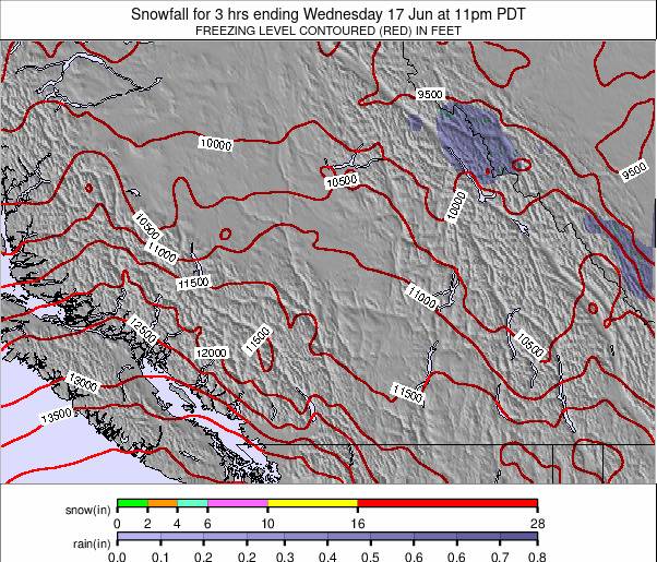 SW Canada weather map - click to go back to main thumbnail page
