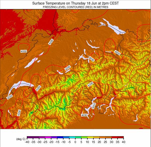 Switzerland weather map - click to go back to main thumbnail page