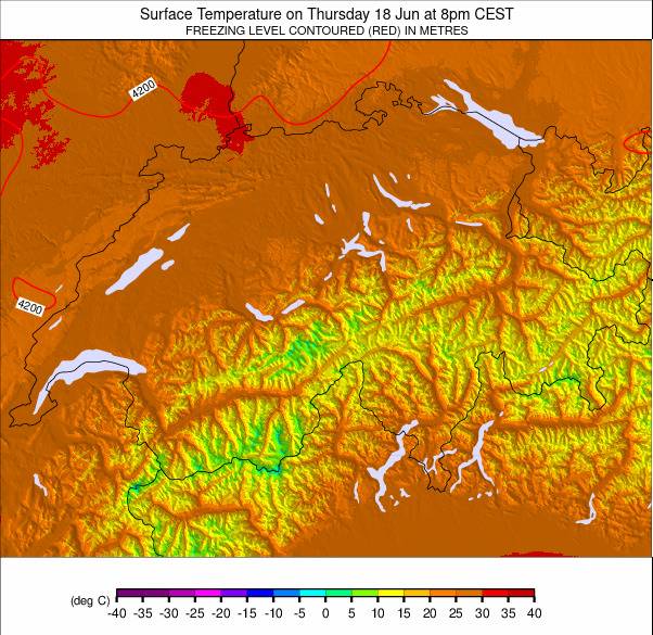 Switzerland weather map - click to go back to main thumbnail page