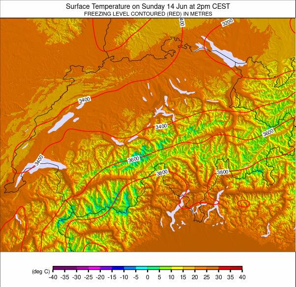 Switzerland weather map - click to go back to main thumbnail page