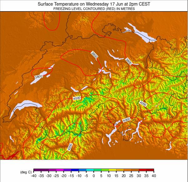 Switzerland weather map - click to go back to main thumbnail page