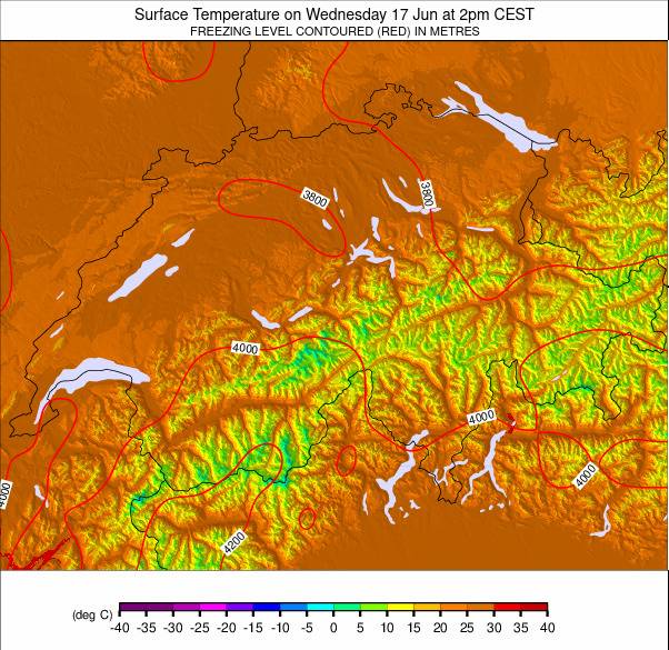 Switzerland weather map - click to go back to main thumbnail page