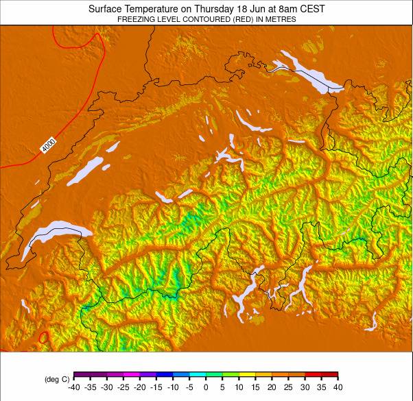 Switzerland weather map - click to go back to main thumbnail page