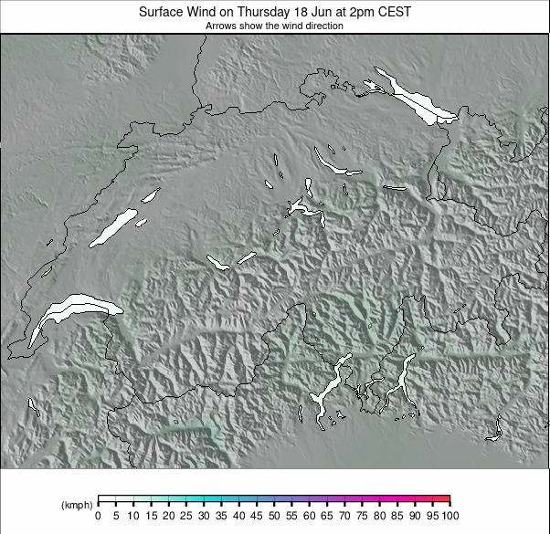 Switzerland weather map - click to go back to main thumbnail page