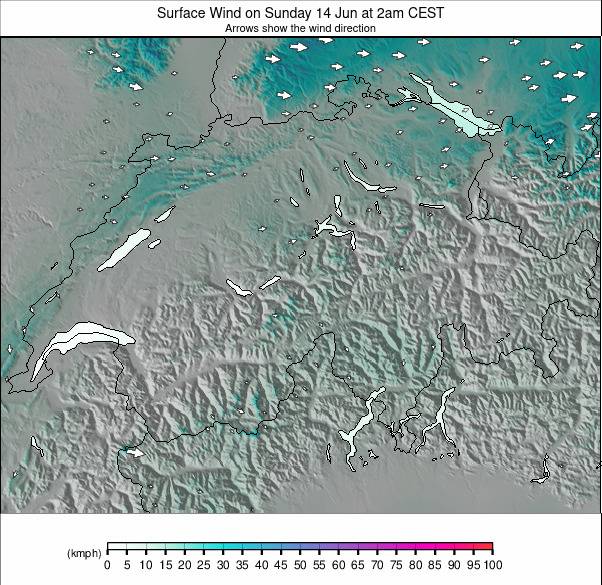 Switzerland weather map - click to go back to main thumbnail page