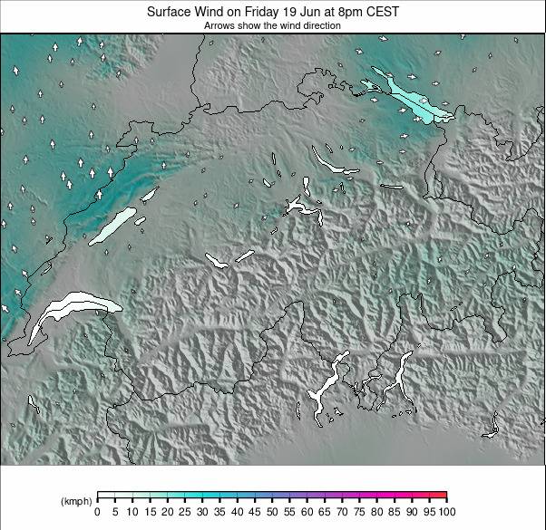Switzerland weather map - click to go back to main thumbnail page