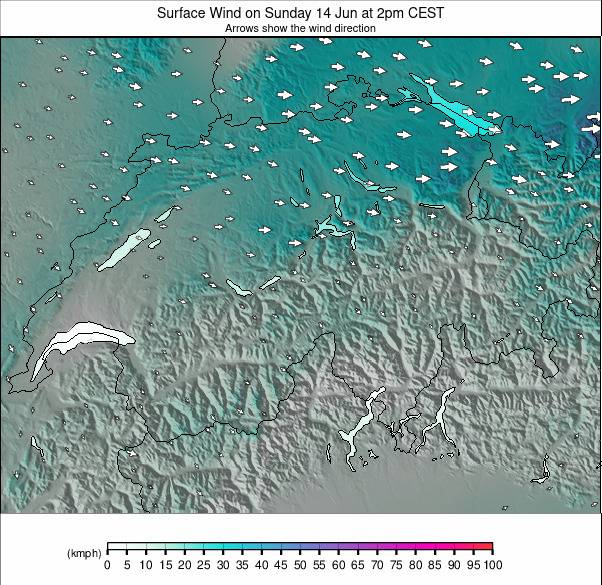 Switzerland weather map - click to go back to main thumbnail page