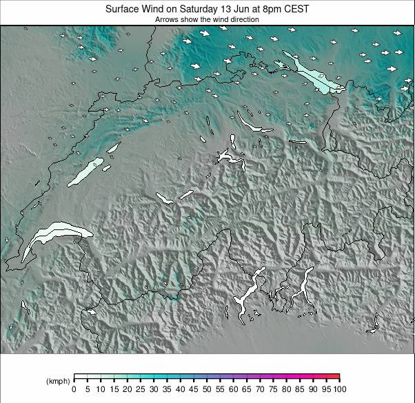 Switzerland weather map - click to go back to main thumbnail page