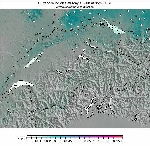 Switzerland weather map - click to go back to main thumbnail page