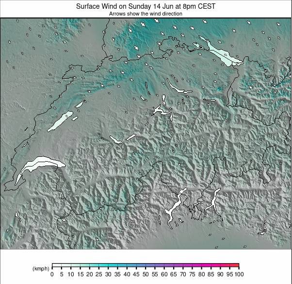 Switzerland weather map - click to go back to main thumbnail page
