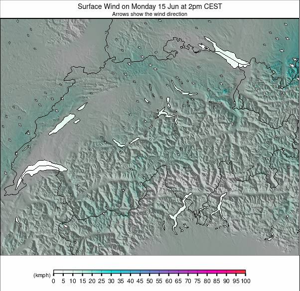 Switzerland weather map - click to go back to main thumbnail page