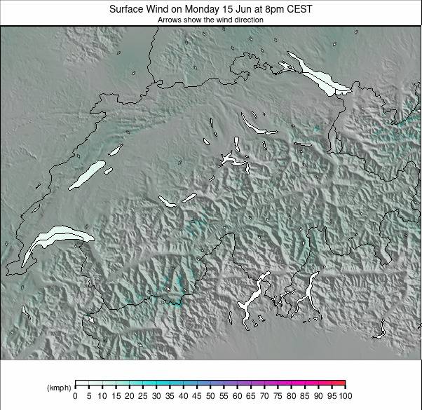 Switzerland weather map - click to go back to main thumbnail page