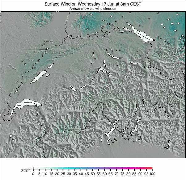 Switzerland weather map - click to go back to main thumbnail page
