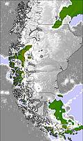 Southern Andes cloud forecast for this period
