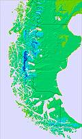 Southern Andes temperature forecast for this period
