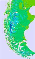 Southern Andes temperature forecast for this period
