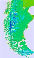 Southern Andes temperature forecast for this period