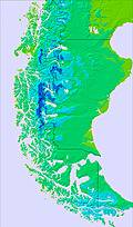 Southern Andes temperature forecast for this period