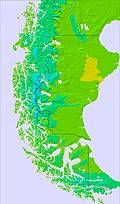 Southern Andes temperature forecast for this period