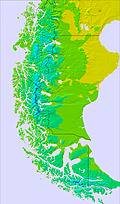 Southern Andes temperature forecast for this period