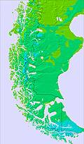 Southern Andes temperature forecast for this period