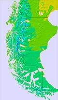 Southern Andes temperature forecast for this period