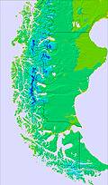 Southern Andes temperature forecast for this period