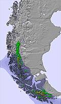Southern Andes snow forecast for this period