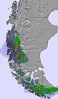 Southern Andes snow forecast for this period