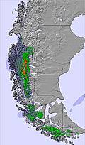 Southern Andes snow forecast for this period