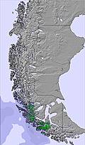 Southern Andes snow forecast for this period