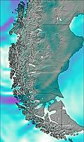 Southern Andes wind forecast for this period
