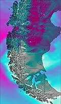 Southern Andes wind forecast for this period